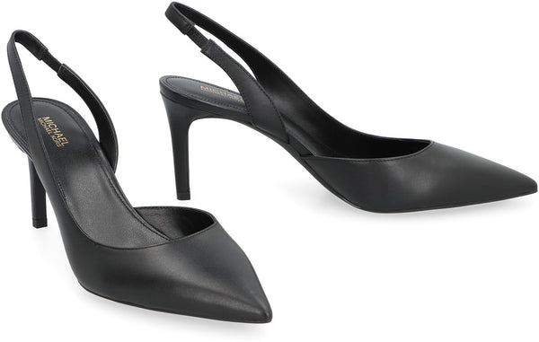 Alina Leather slingback pumps-2